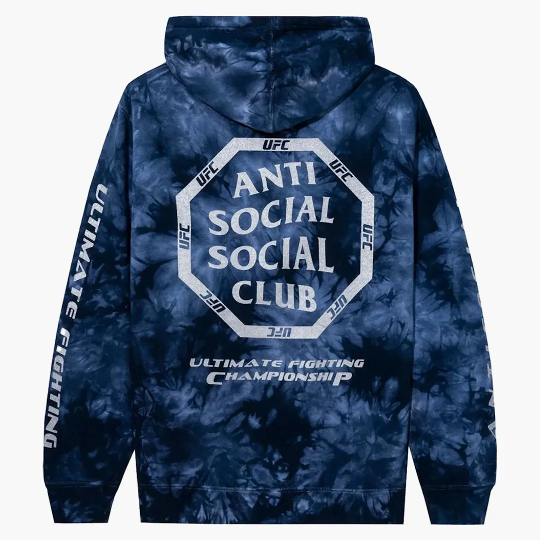 Anti Social Social Club X Ufc Ultimatum Hoodie Blue - Image 2