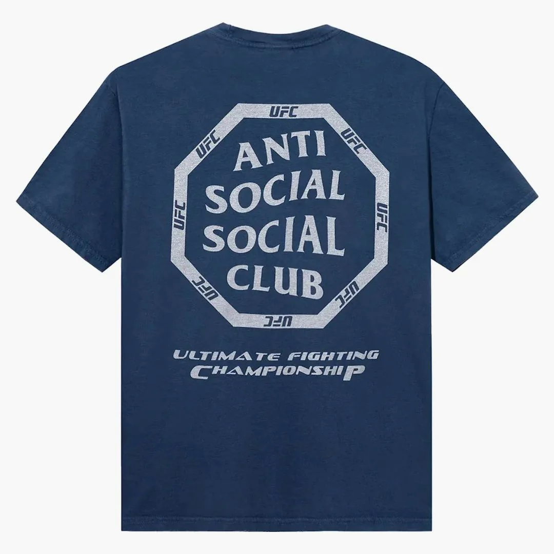 Anti Social Social Club X Ufc Ultimatum Tee Blue