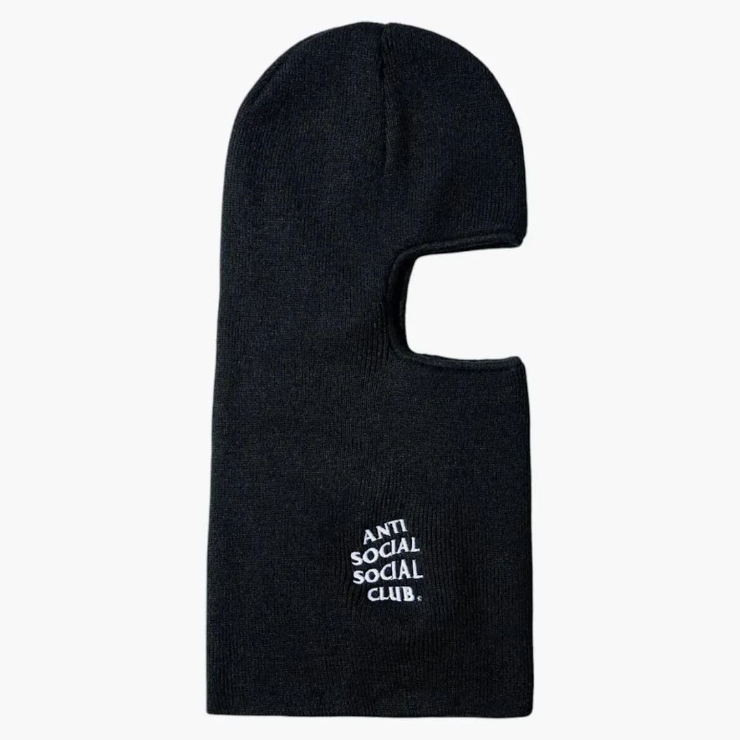 Anti Social Social Club X Undefeated Balaclava Black
