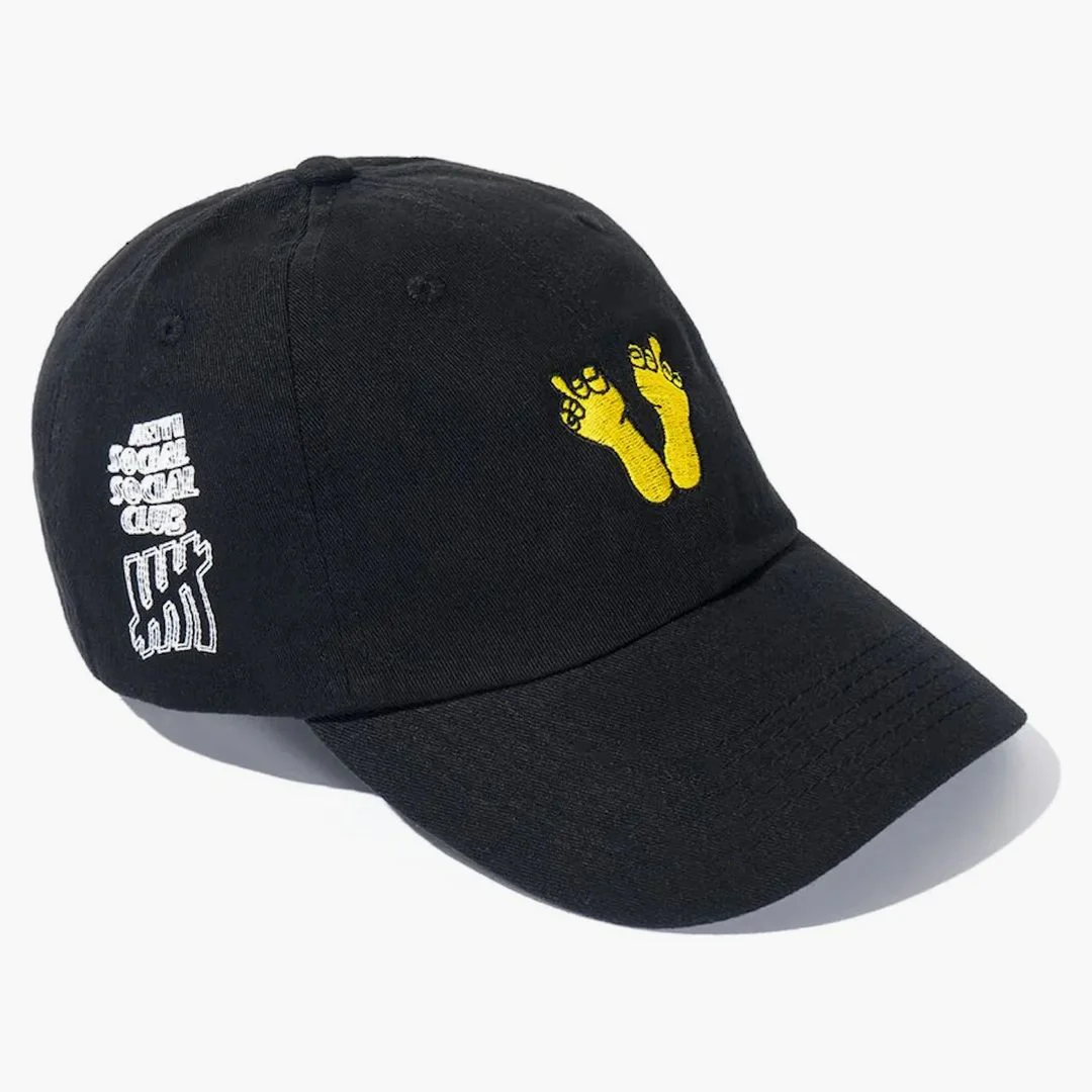 Anti Social Social Club X Undefeated Cap Black
