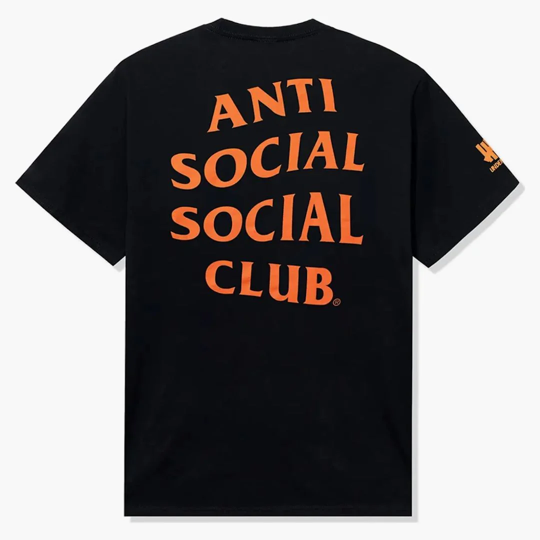 Anti Social Social Club X Undefeated Still Paranoid Tee Black