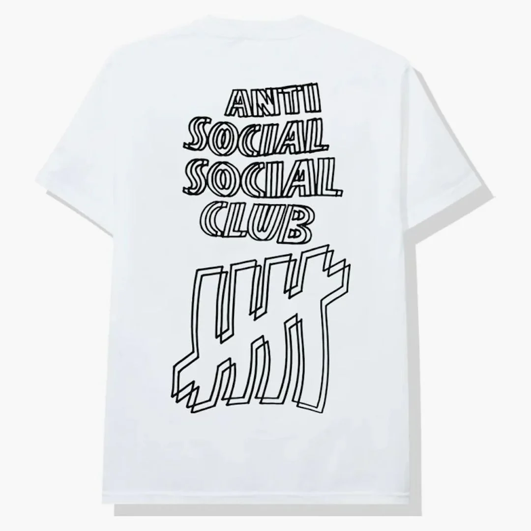 Anti Social Social Club X Undefeated Tee White