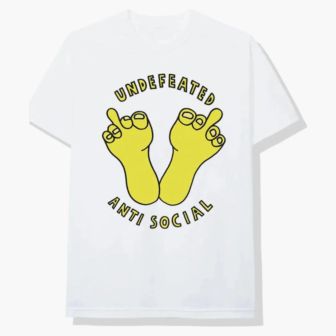 Anti Social Social Club X Undefeated Tee White - Image 2