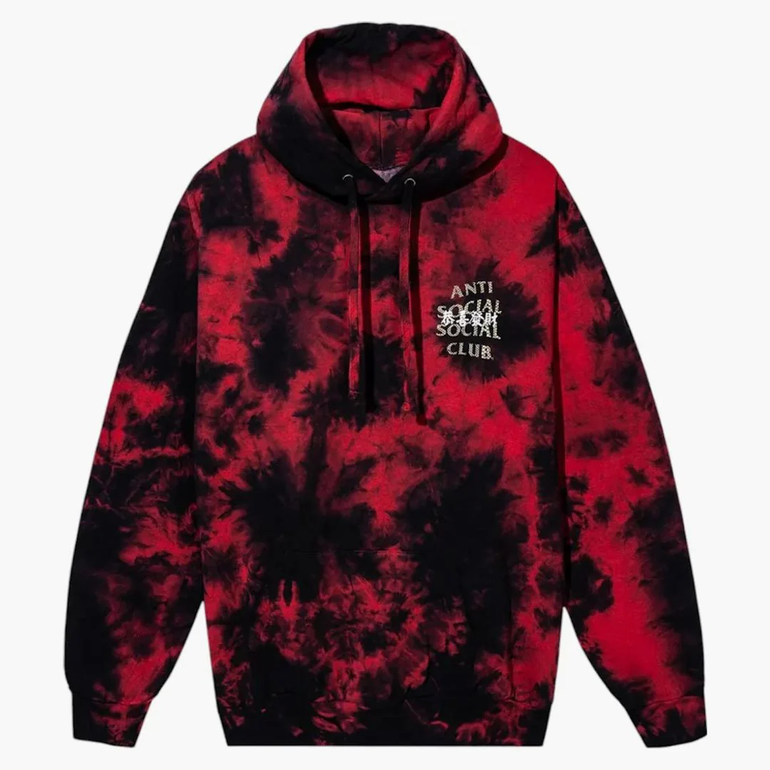 Anti Social Social Club Year Of The Snake Calm Hoodie Red - Image 2