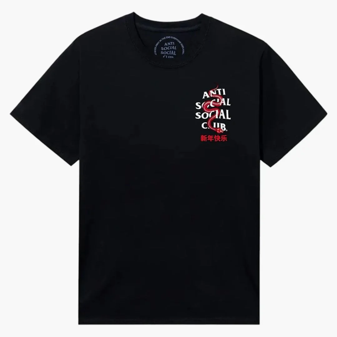Anti Social Social Club Year Of The Snake Wisdom Tee Black