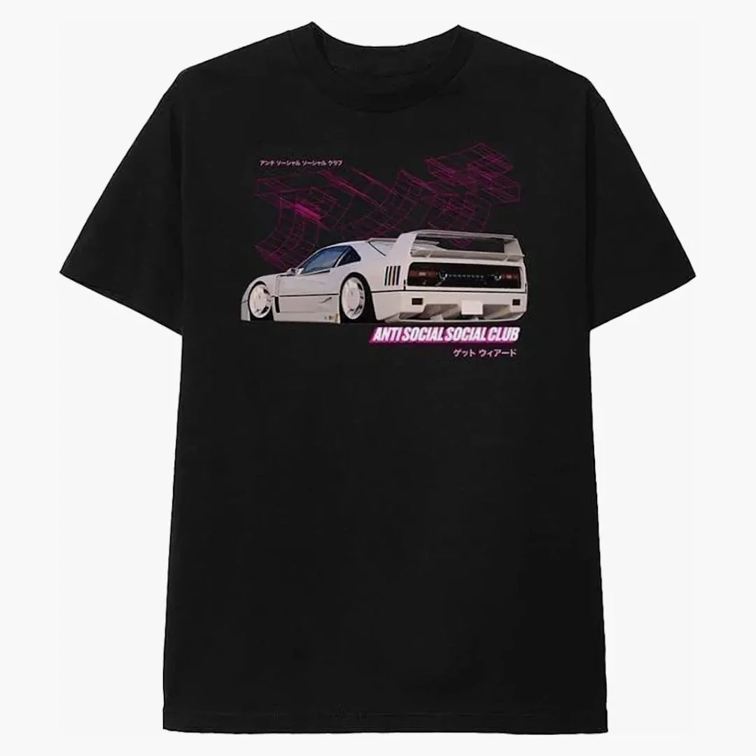 Anti Social Social Club Yokohama Tee Black - Image 2