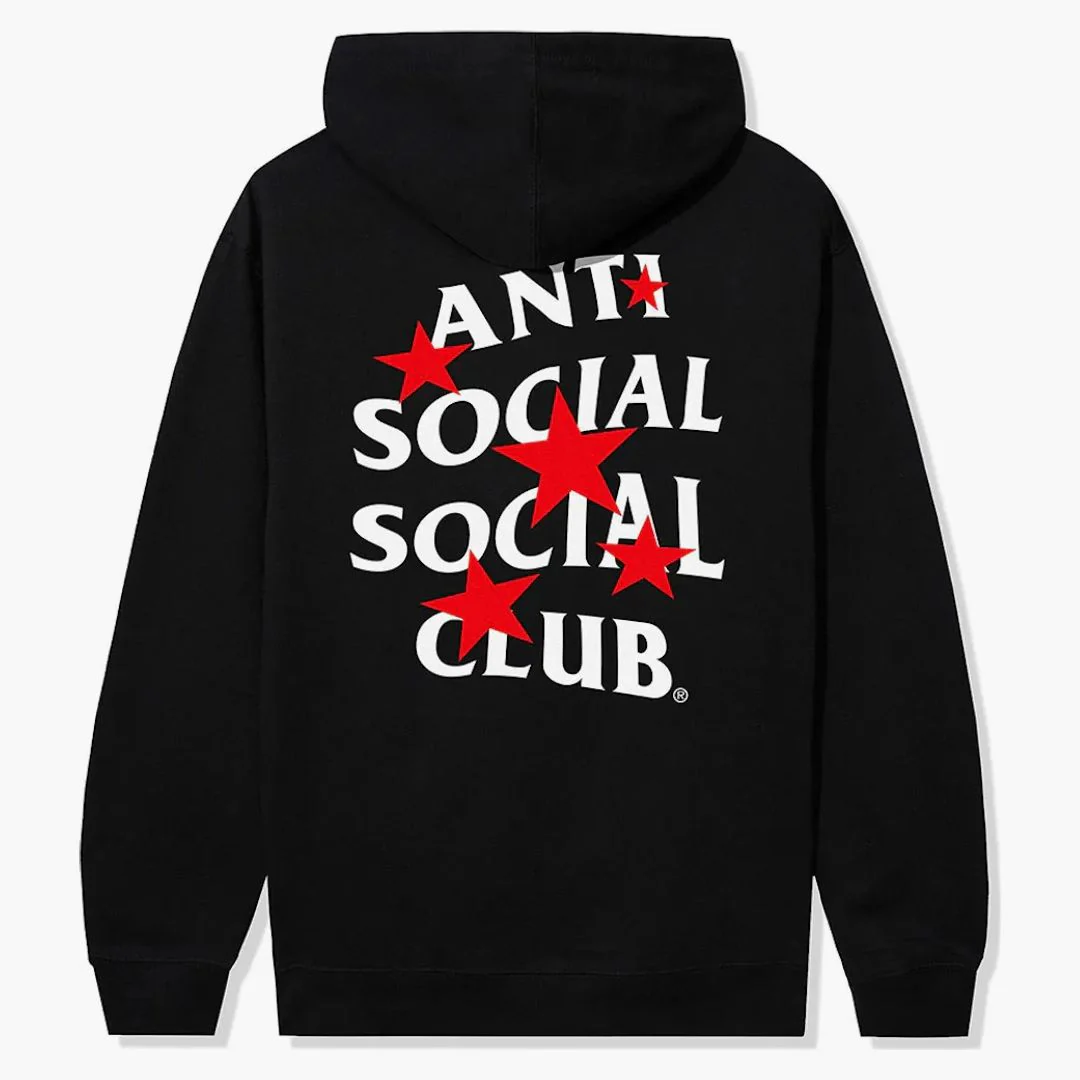 Anti Social Social Club You Don't Know Me Hoodie Black - Image 2