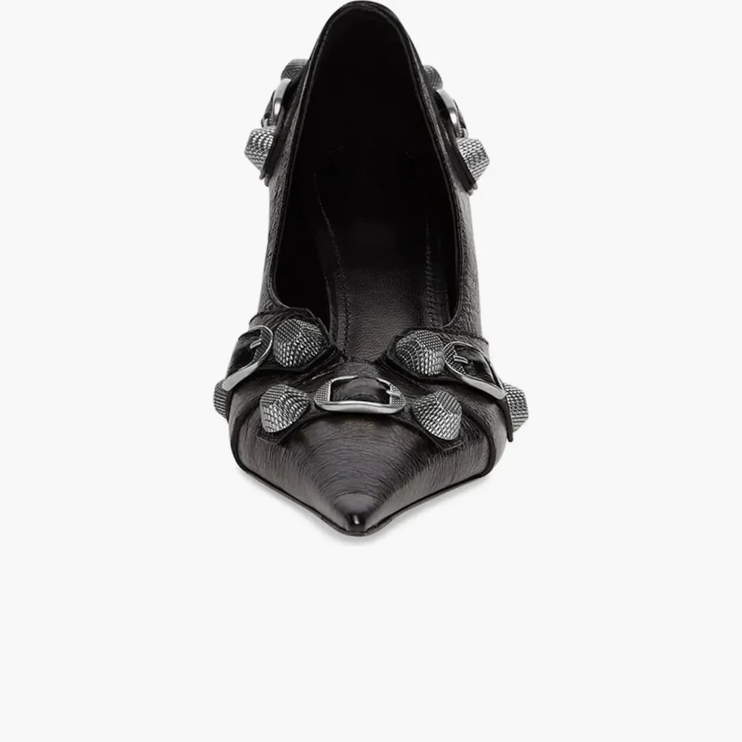 Balenciaga Cagole 90mm Pump Black - Image 3