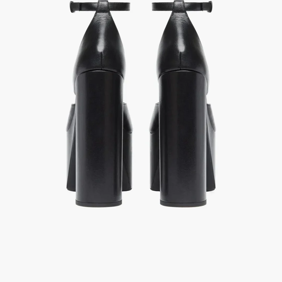 Balenciaga Camden 160mm Sandals Black Leather (women's) - Image 2