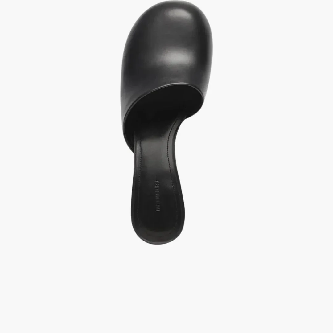 Balenciaga Lady 50mm Mule Blacker Leather - Image 2