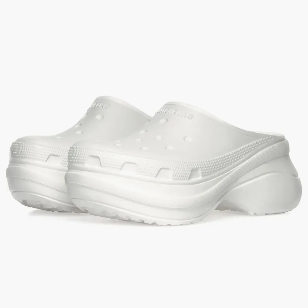 Balenciaga X Crocs Mule White (women's) - Image 3