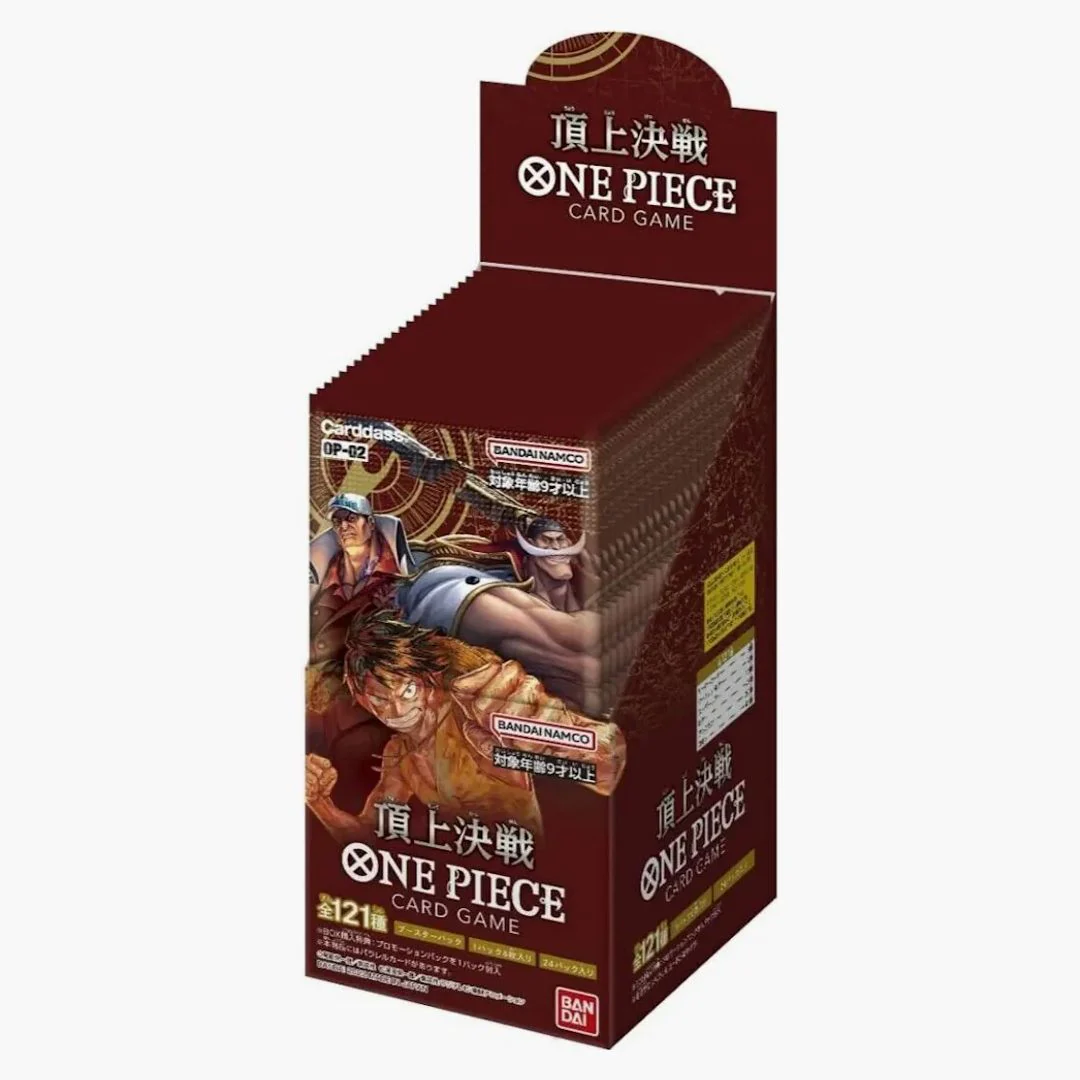 Bandai One Piece Card Game Paramount War Carddass Booster Box (op-02) (japanese)