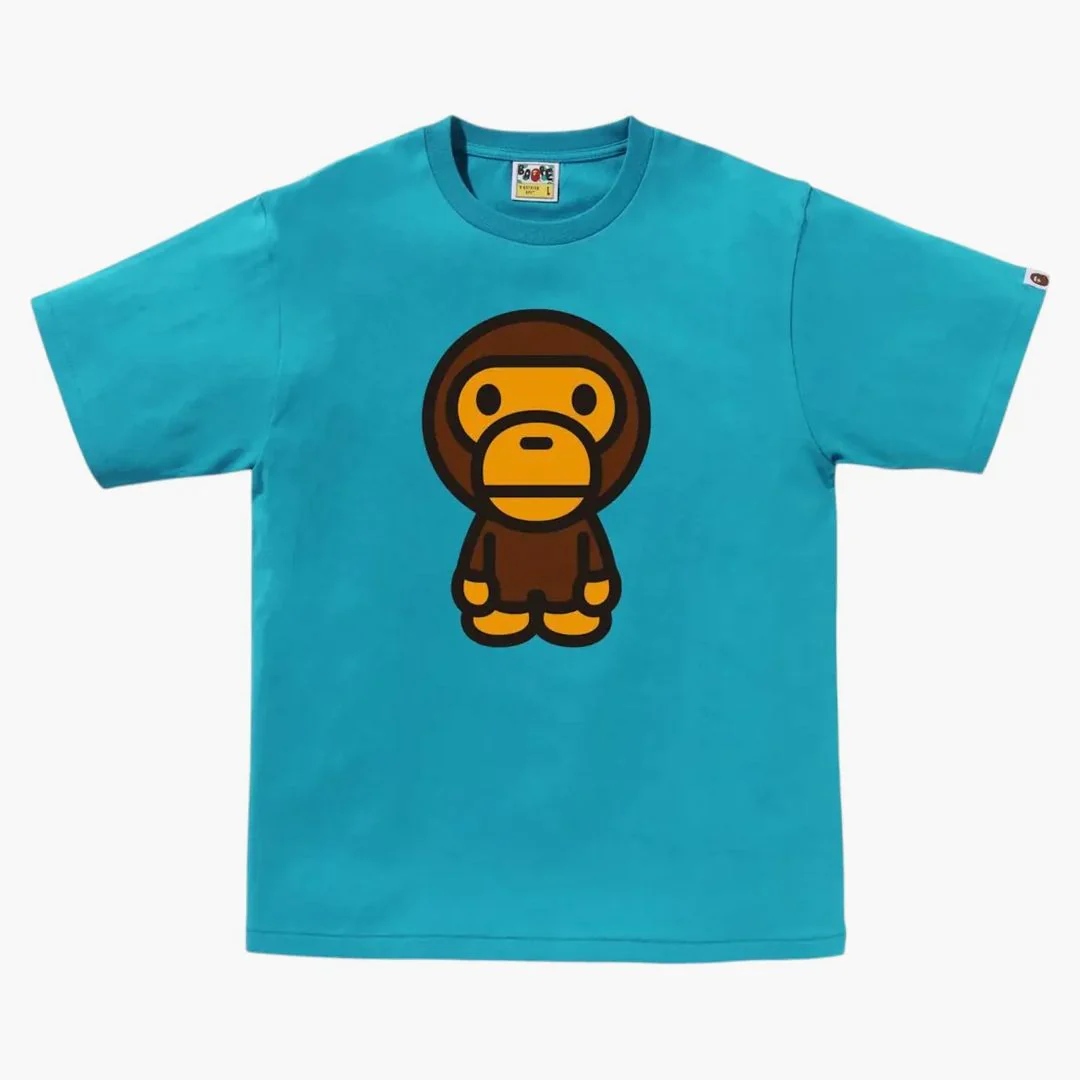 Bape Big Baby Milo Tee (ss25) Blue