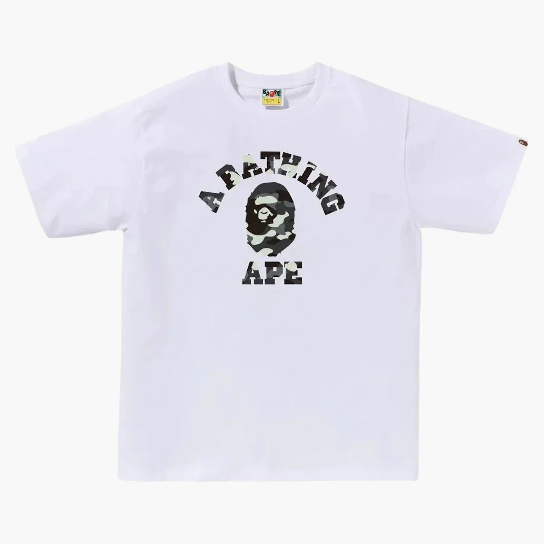 Bape City Camo College Tee White