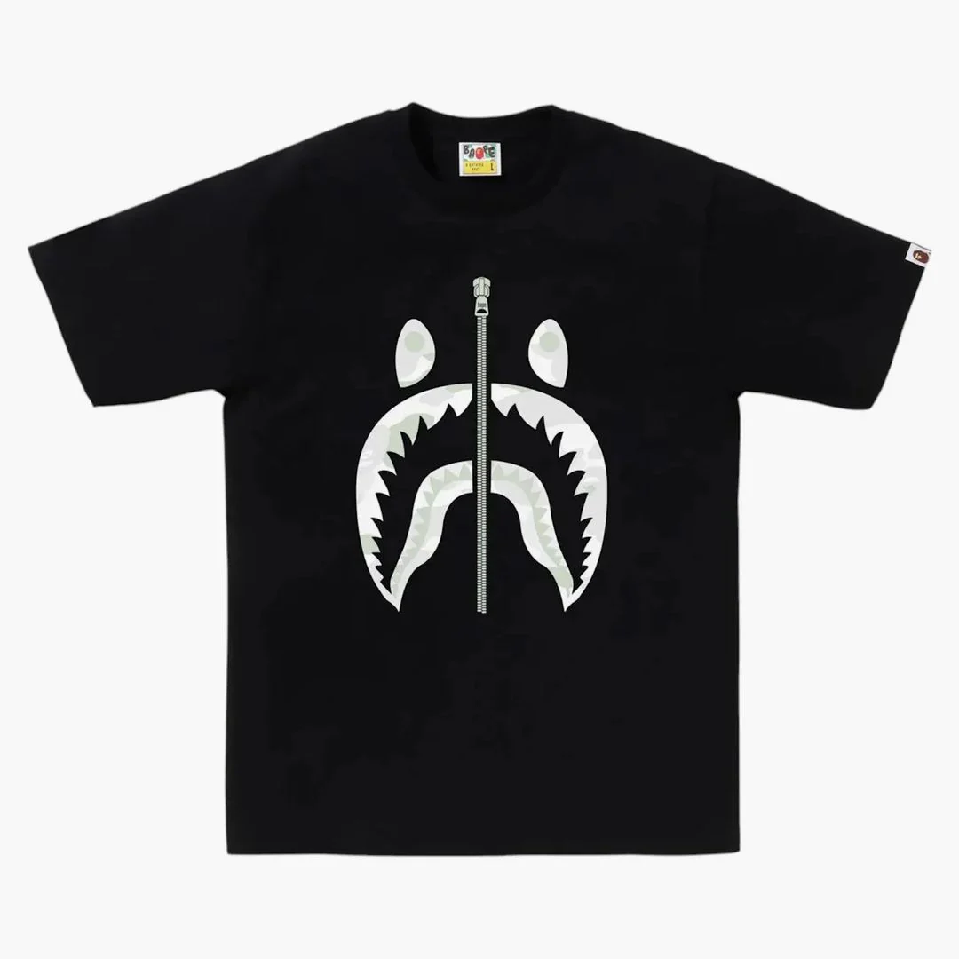 Bape City Camo Shark Tee (ss25) Black