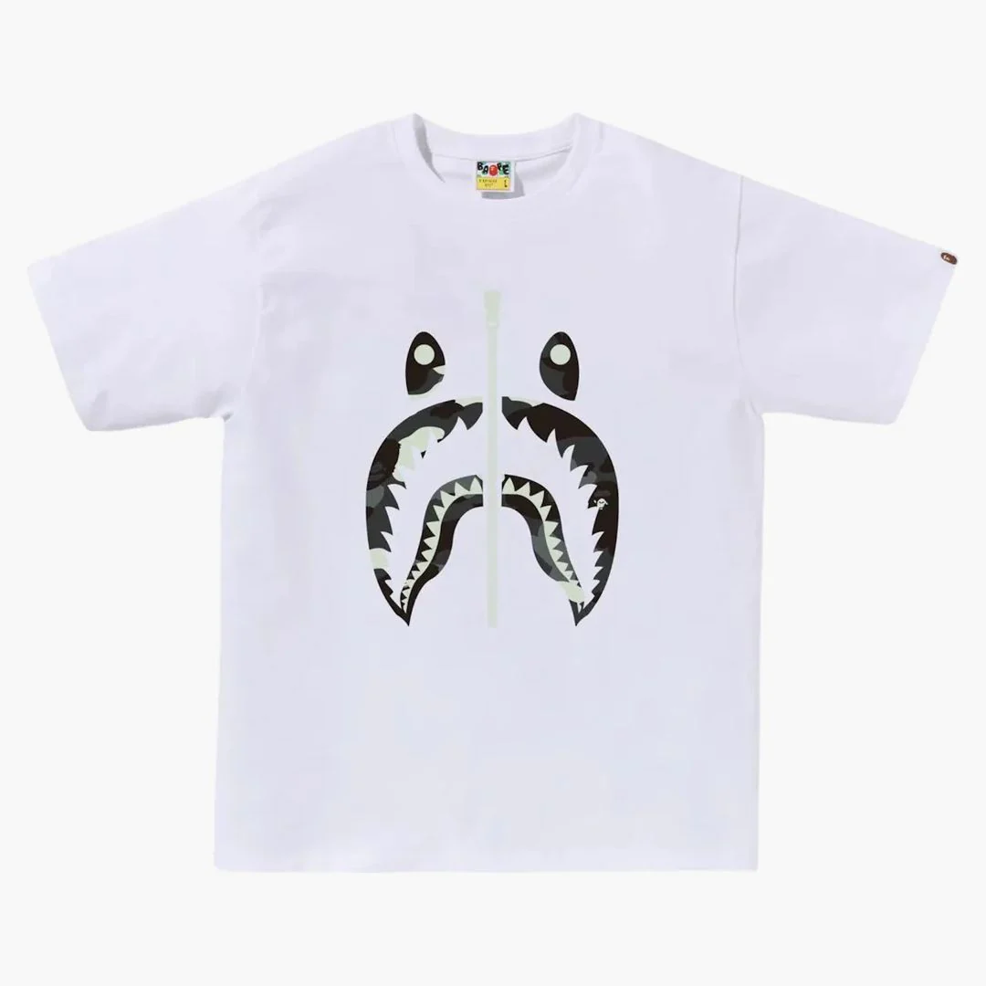 Bape City Camo Shark Tee (ss25) White