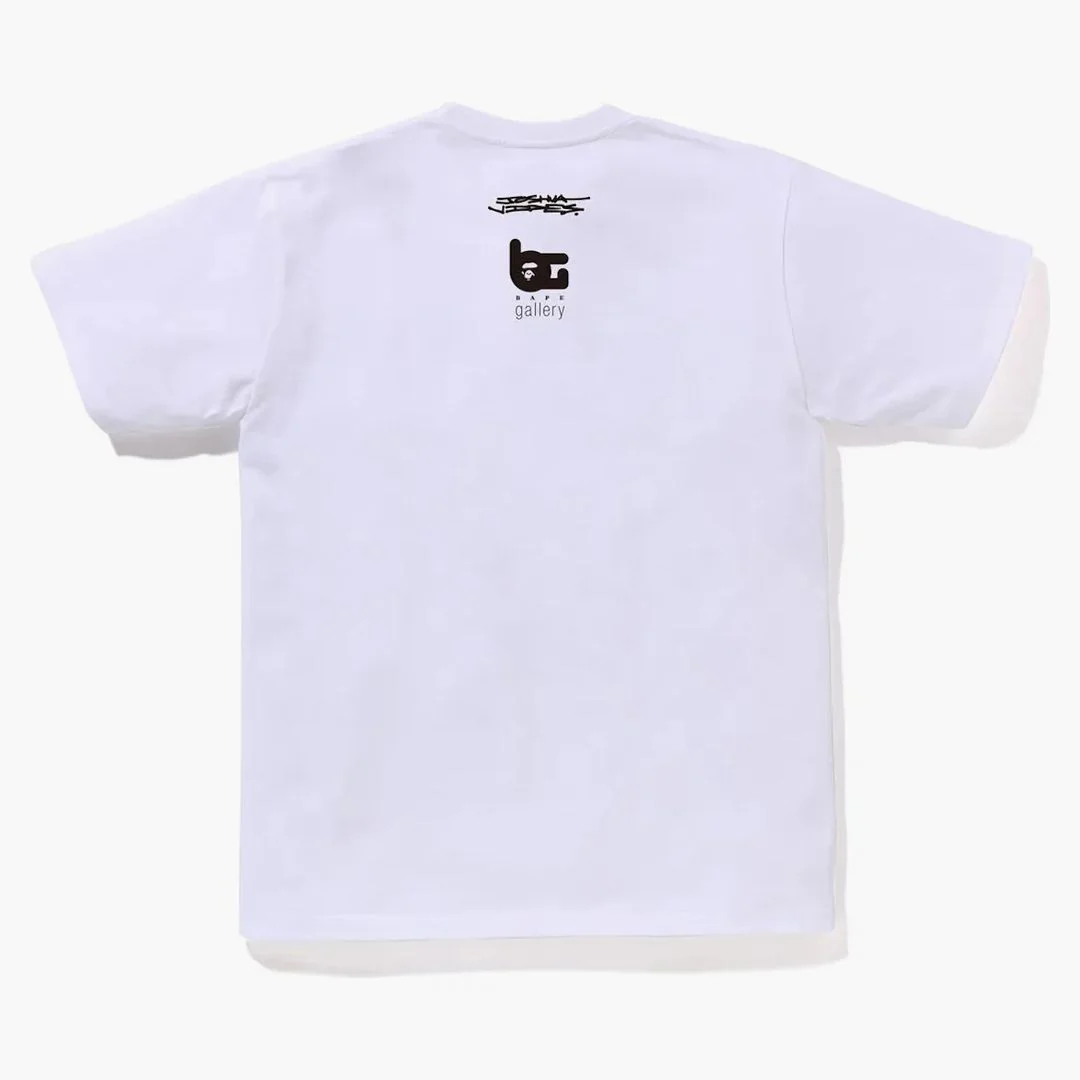 Bape Gallery X Joshua Vides Tee White - Image 2