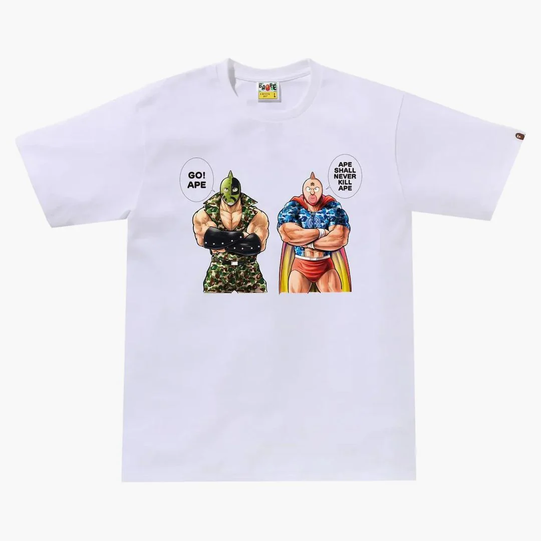 Bape Gallery X Yudetamago Tee White - Image 2