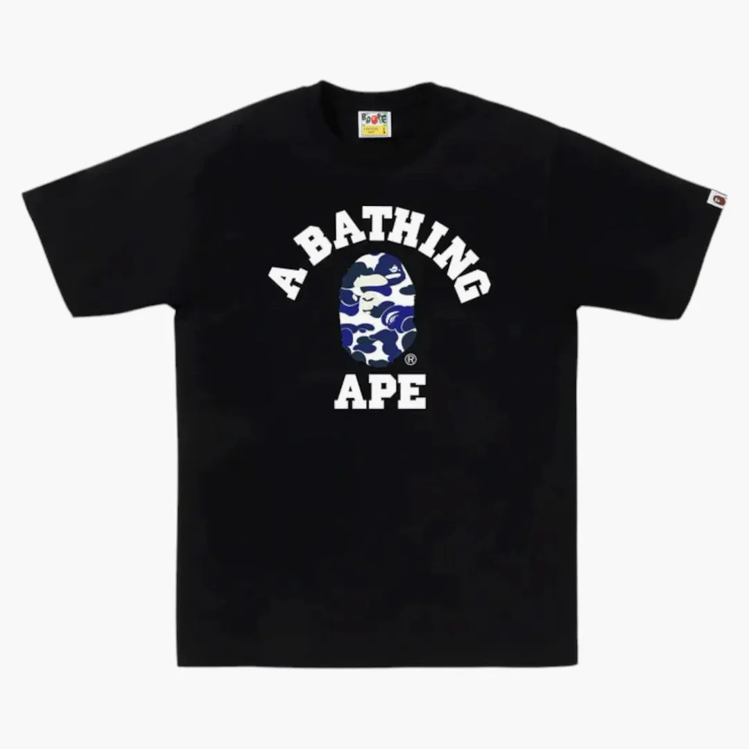 Bape Online Exclusive College Bapec Tee Black