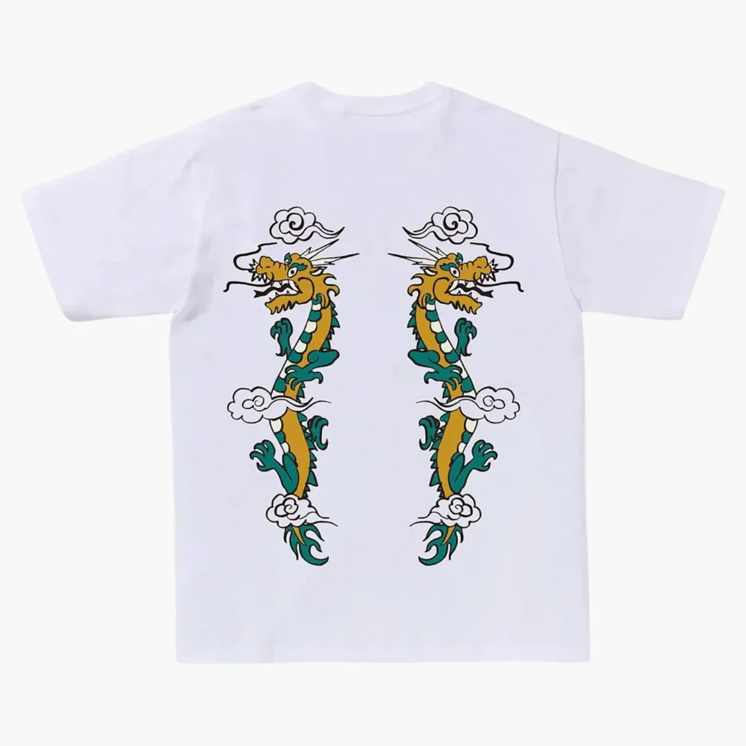 Bape Souvenir Dragon Tee White