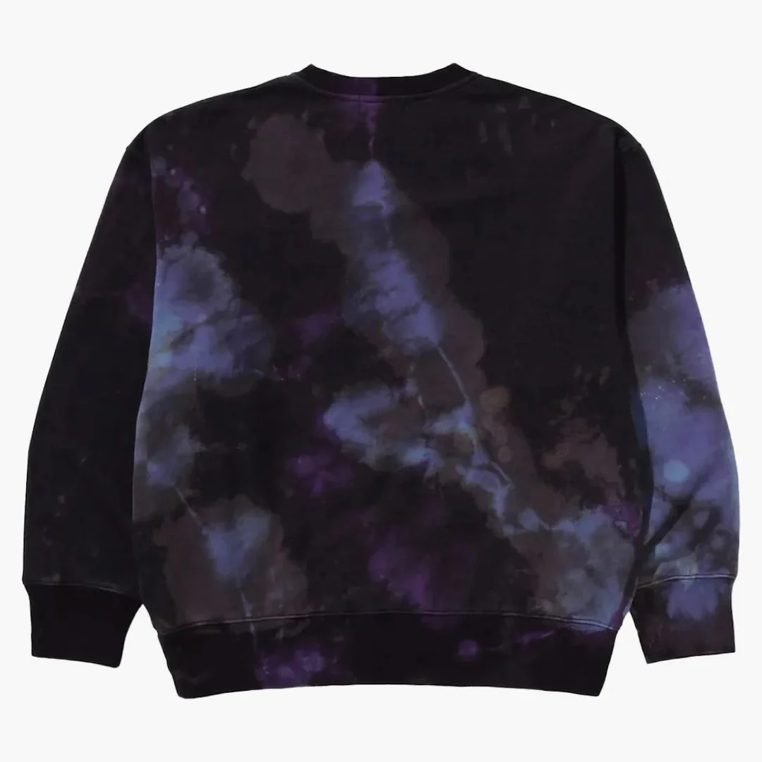 Bape Tie Dye Ape Head Relaxed Fit Crewneck Sweatshirt Black - Image 2