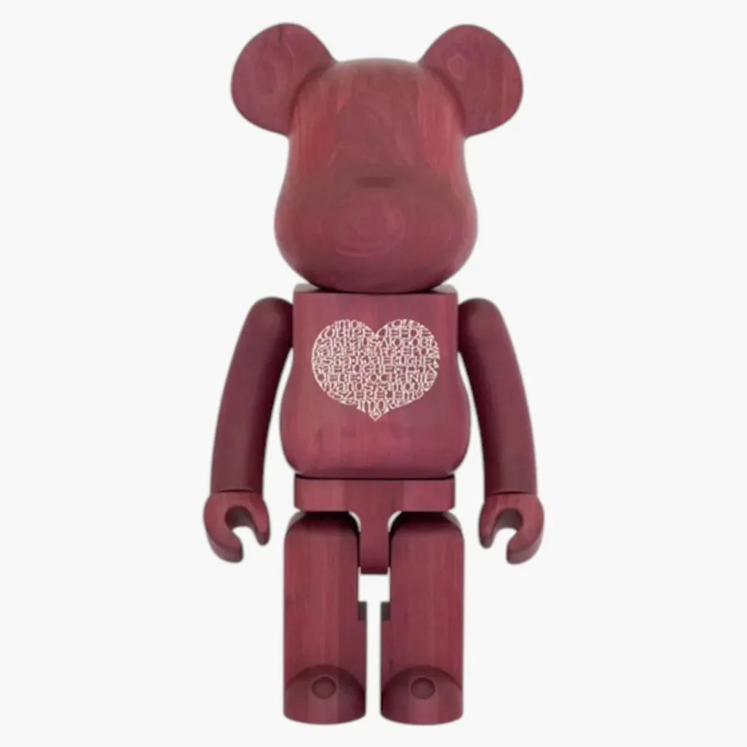 Bearbrick Karimoku Alexander Girard International Love Heart 1000% - Image 2
