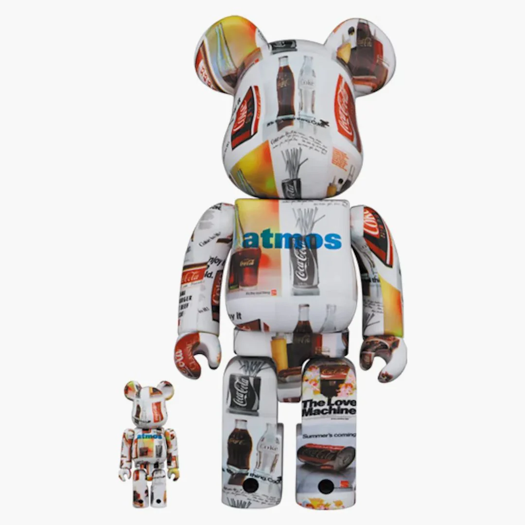 Bearbrick X Atmos X Coca-cola Type-5 100% & 400% Set Multi - Image 3