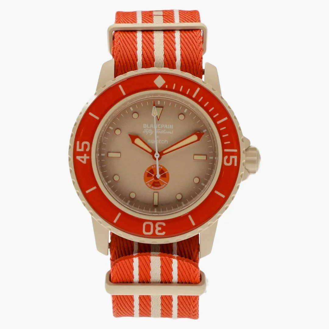 Blancpain X Swatch Scuba Fifty Fathoms Arctic Ocean So35n100