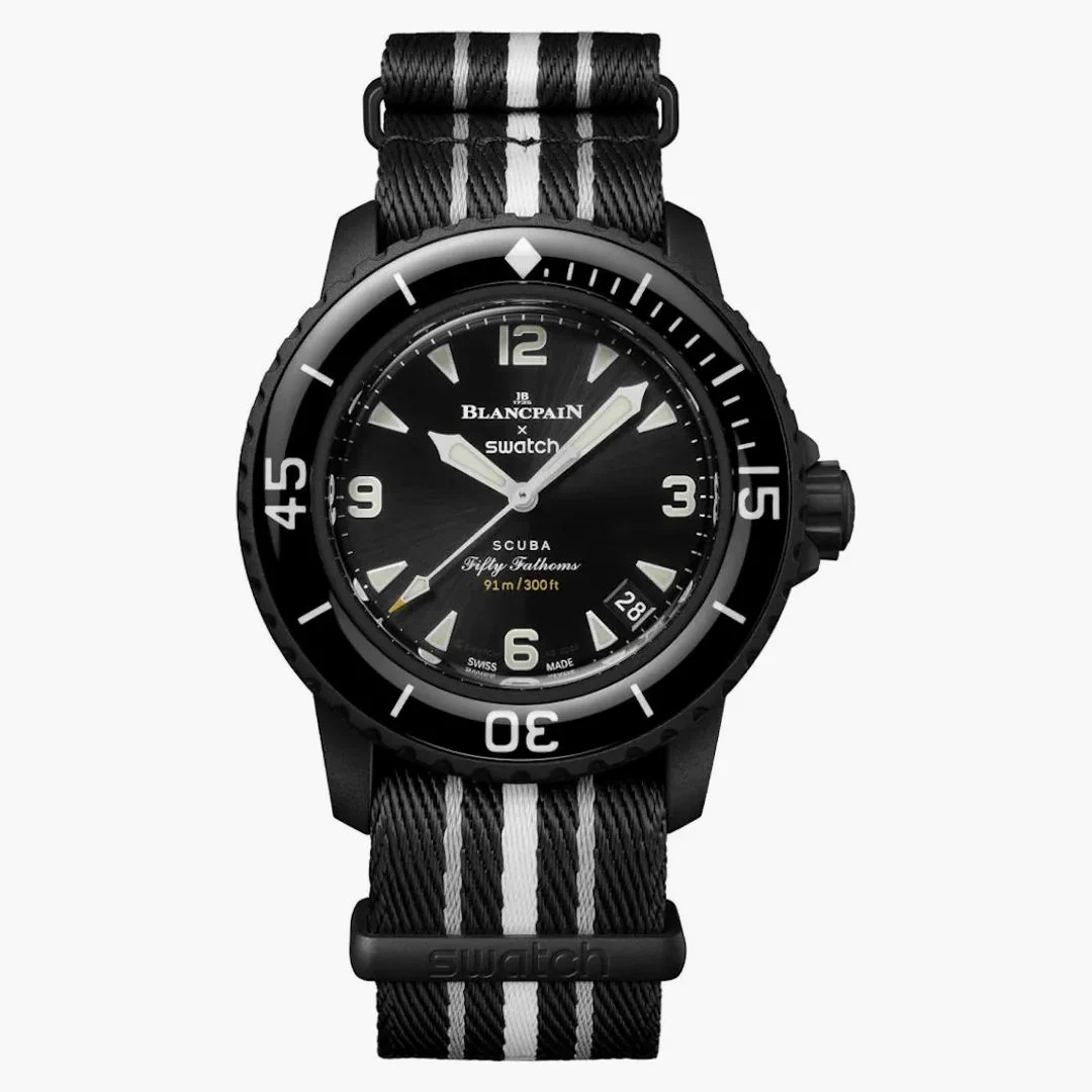 Blancpain X Swatch Scuba Fifty Fathoms Ocean Of Storms So35b400