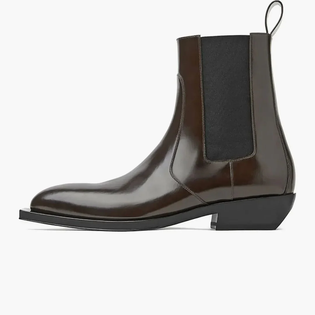 Bottega Veneta Pointed Toe Chelsea Boot Brown - Image 2