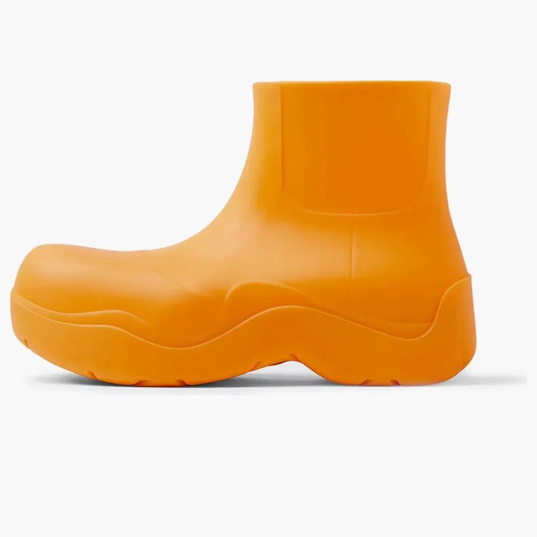 Bottega Veneta Puddle Ankle Boot Tangerine (women's) - Image 4