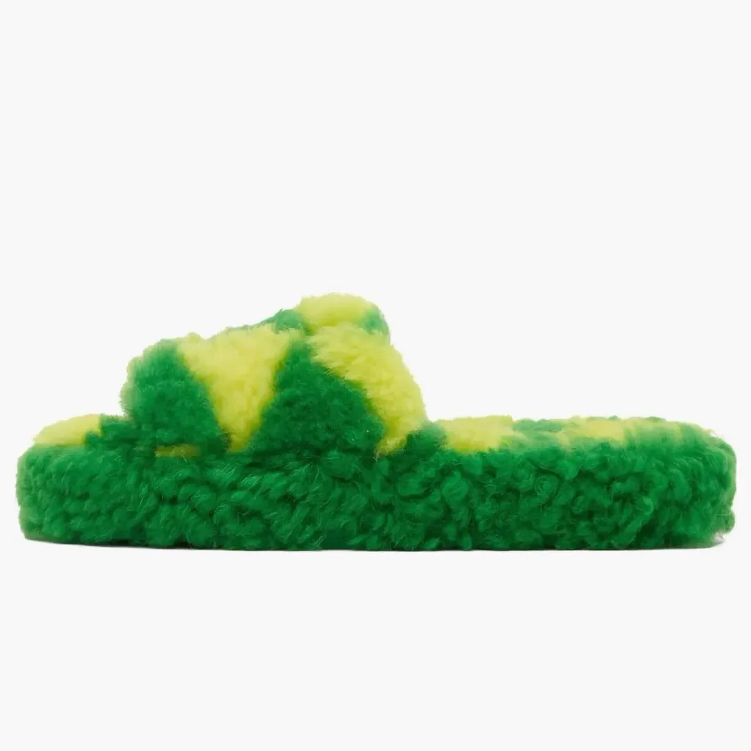 Bottega Veneta Teddy Sandal Green Yellow (women's)