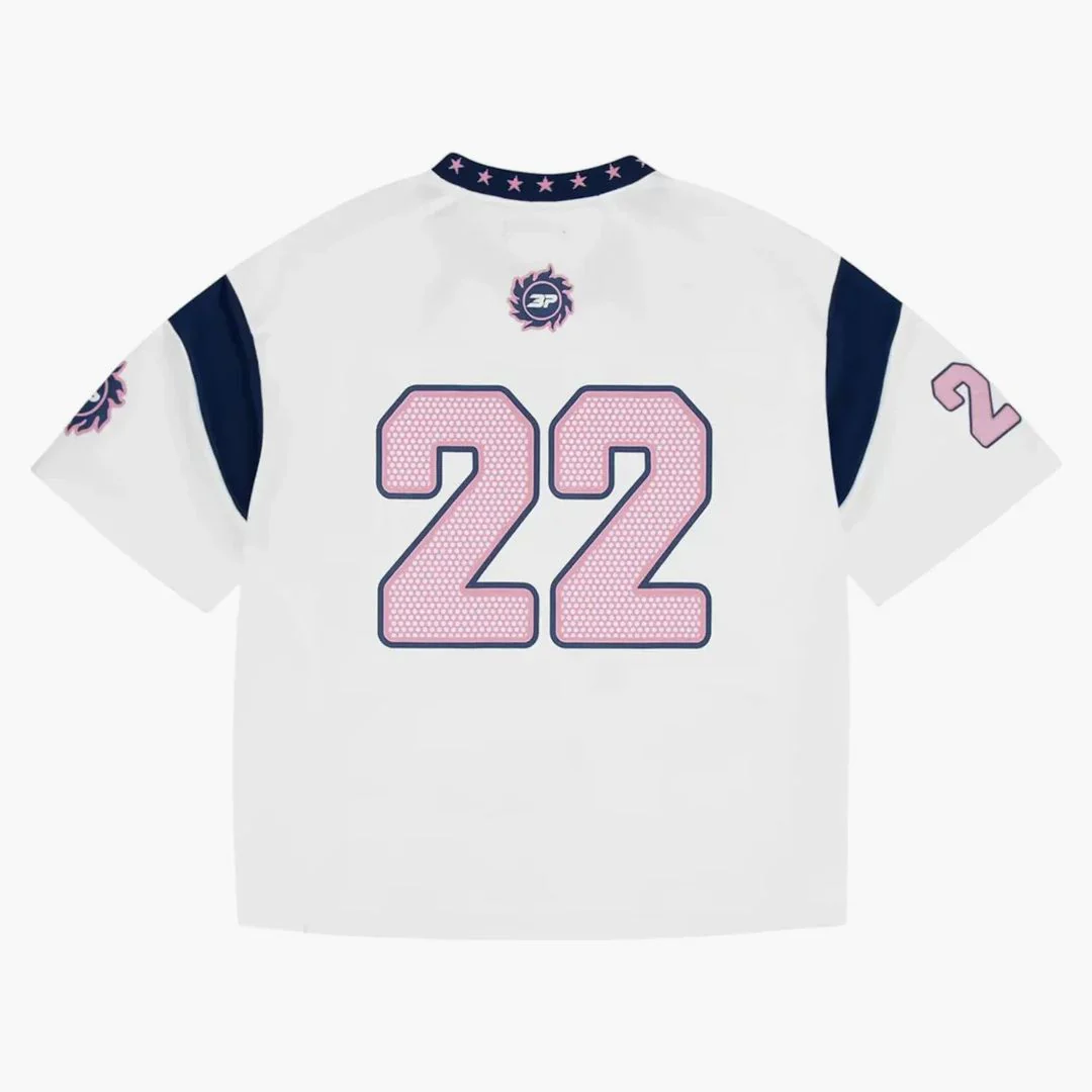 Broken Planet Market All Star Jersey White/blue/pink - Image 2