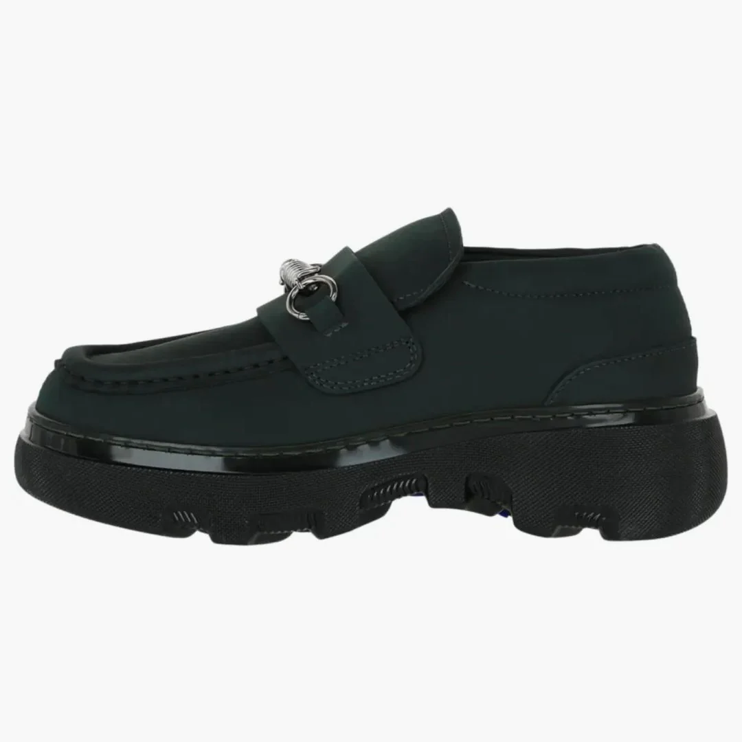 Burberry Creeper Clamp Loafers Green (women's)