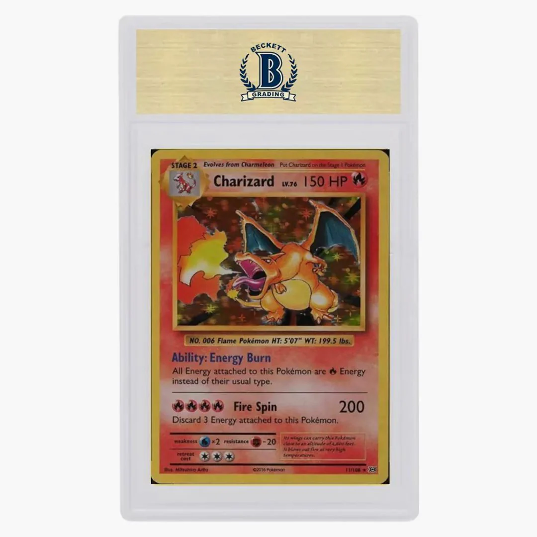 Charizard-holo 2016 Pokemon Tcg Xy Evolutions #11/108 (psa Or Bgs Graded) - Image 2