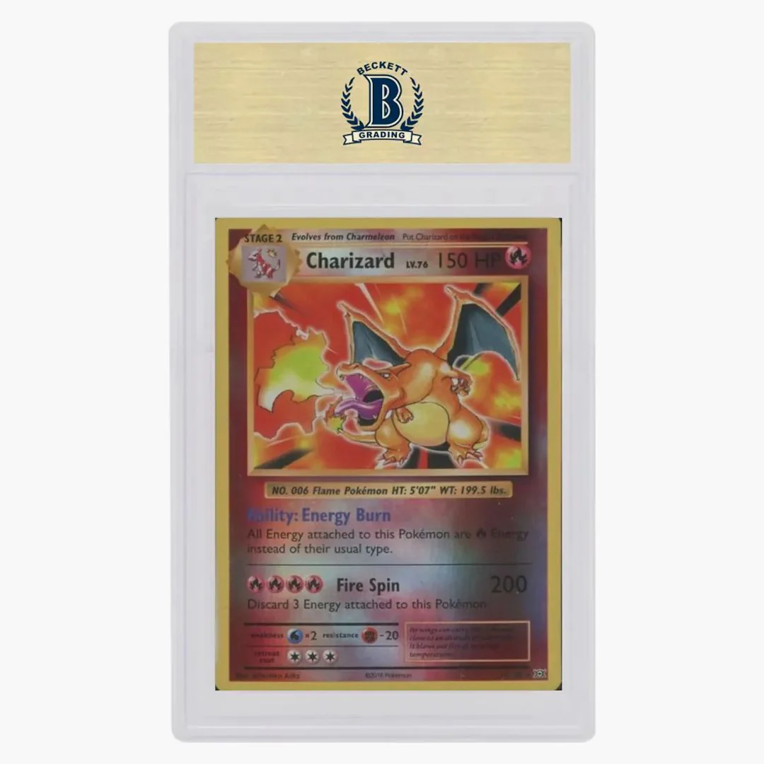 Charizard-reverse Foil 2016 Pokemon Tcg Xy Evolutions #11/108 (psa Or Bgs Graded)