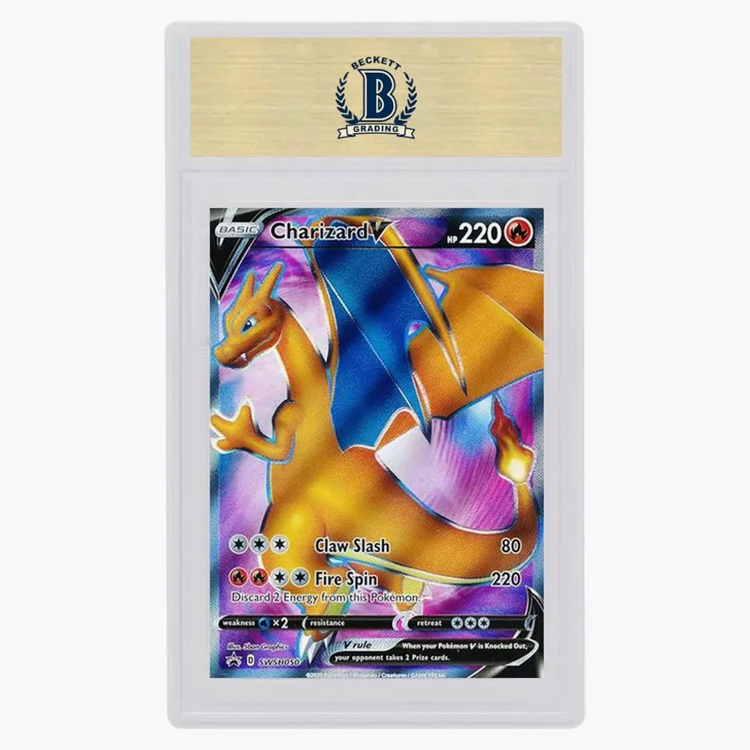 Charizard V 2020 Pokemon Tcg Sword & Shield Champions Path #050 (psa Or Bgs Graded)