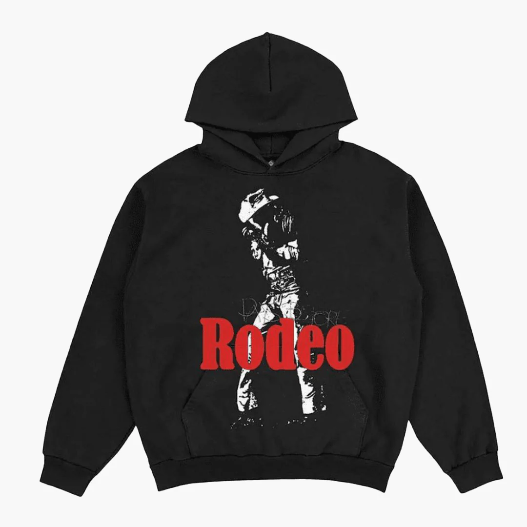 CJ X SP5DER Rodeo Hoodie Black