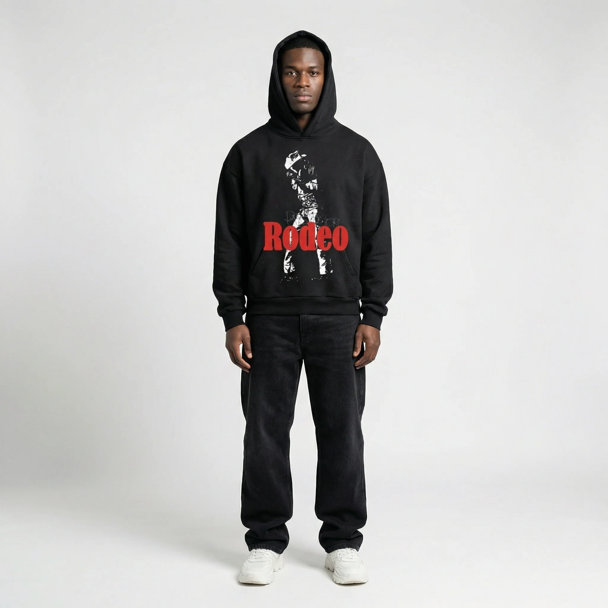 CJ X SP5DER Rodeo Hoodie Black - Image 3