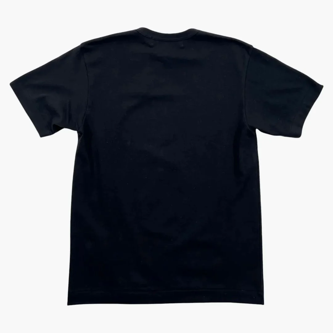 Comme Des Garcons Play P1t108 Play Red Heart T-shirt Black - Image 2