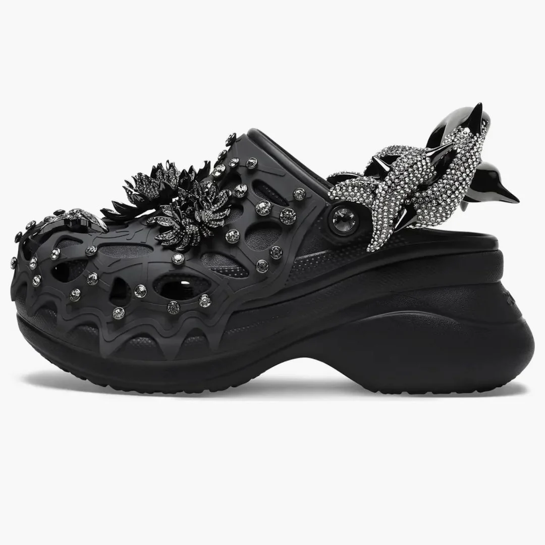 Crocs Classic Bae Clog Swarovski Black (women's)