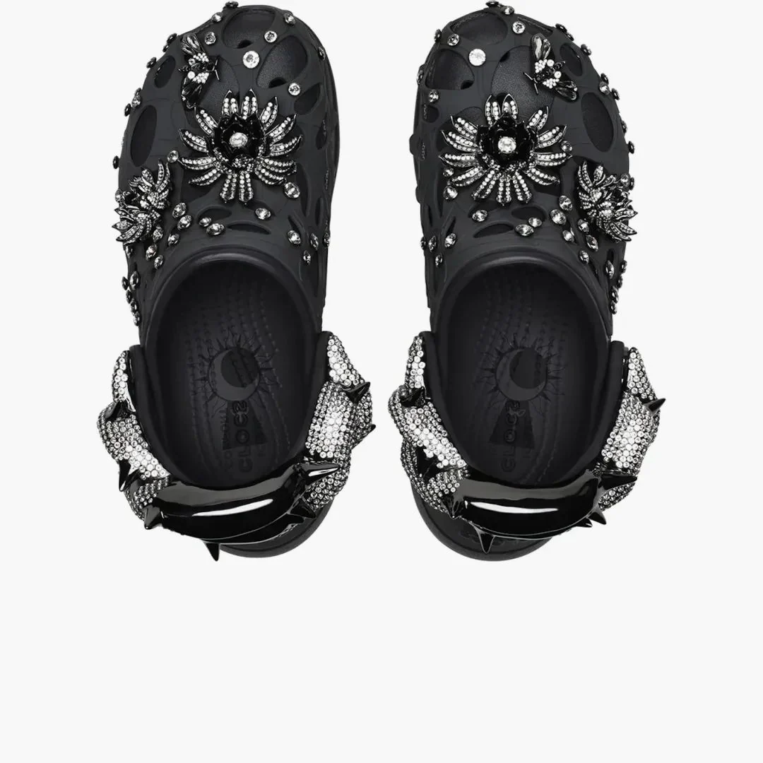 Crocs Classic Bae Clog Swarovski Black (women's) - Image 2