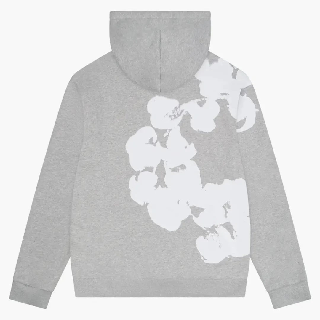 Denim Tears Big Cotton Wreath Sweatshirt Grey - Image 2