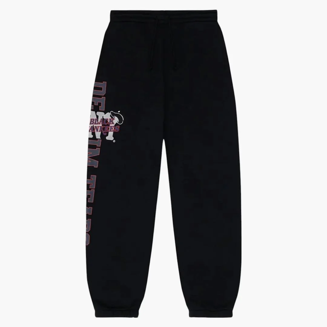 Denim Tears X New York Yankees Sweatpants Black - Image 2
