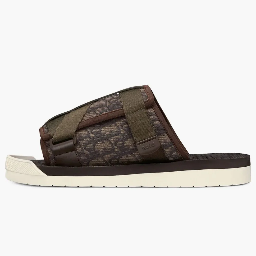 Dior Alpha Sandal Ebony Dior Oblique Jacquard
