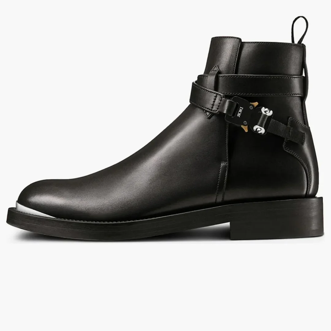Dior Evidence Ankle Boot Black Smooth Calfskin - Image 3
