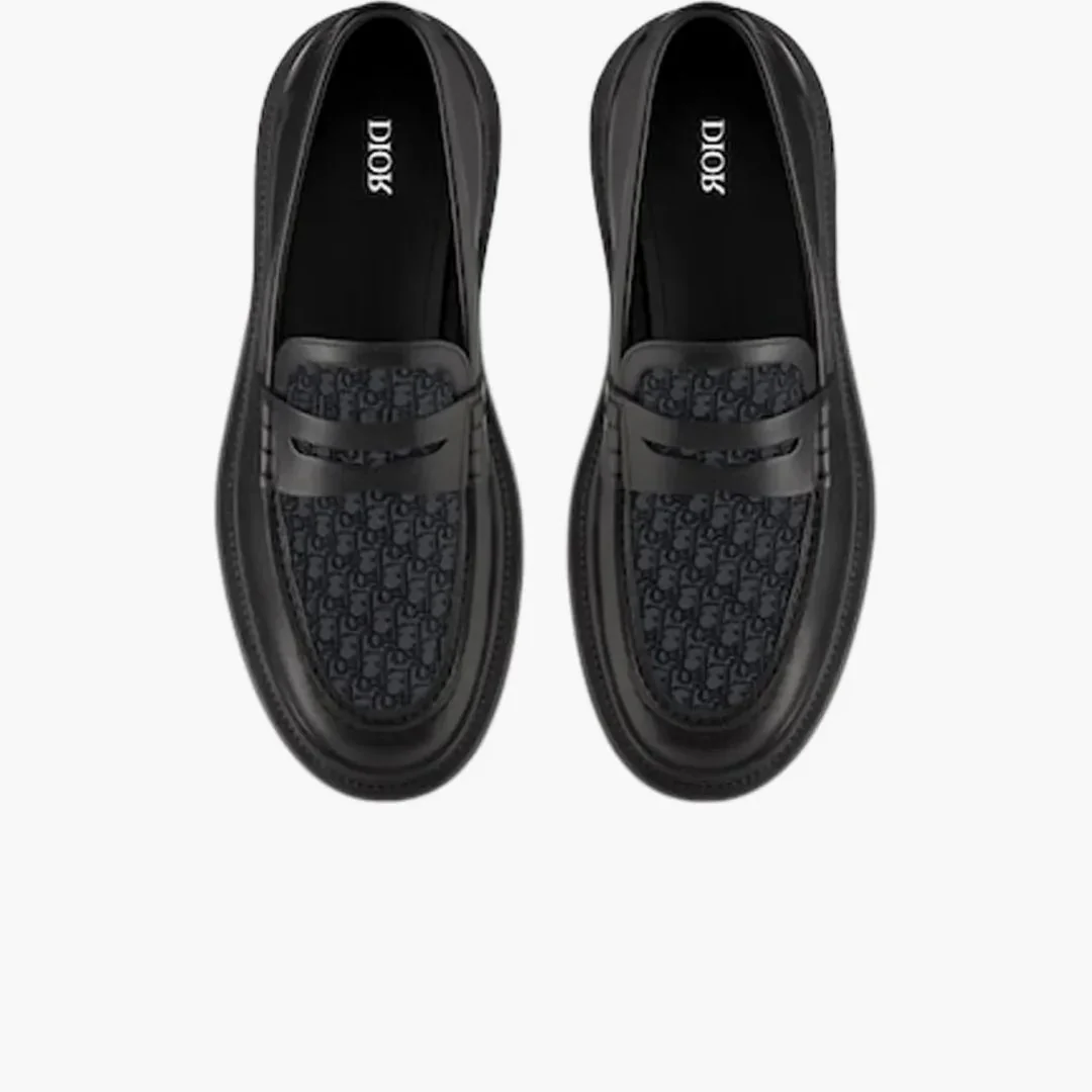 Dior Explorer Loafer Black Black Dior Oblique Jacquard - Image 3