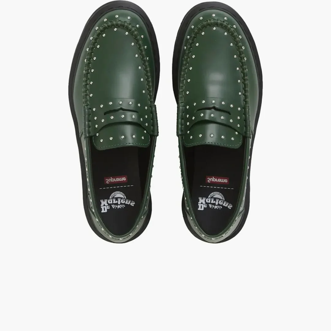 Dr. Martens Studded Penton Loafer Supreme Green - Image 4