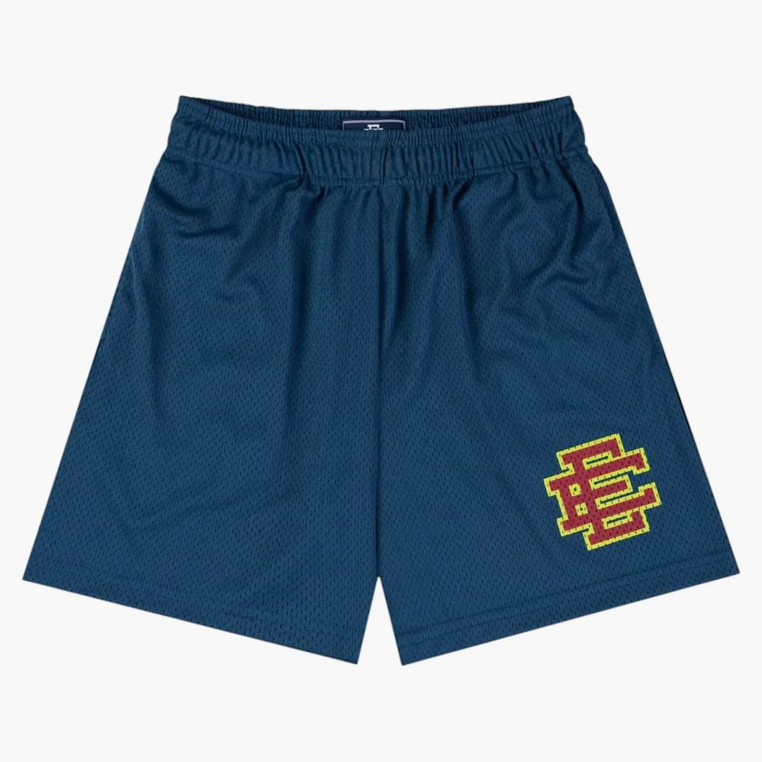 Eric Emanuel Ee Basic Short Dark Denim/burgundy