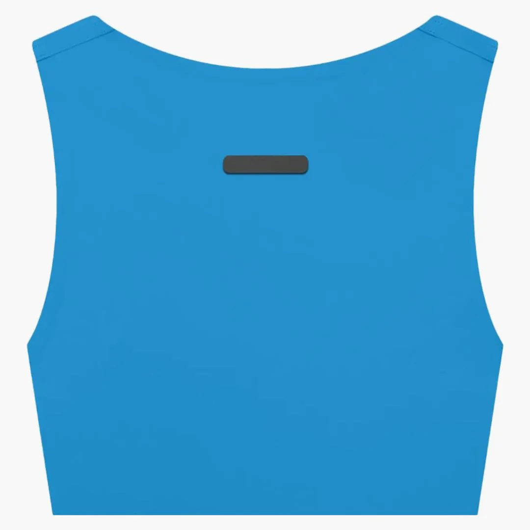 Fear Of God Athletics Womens Crop Tank Blue Rush